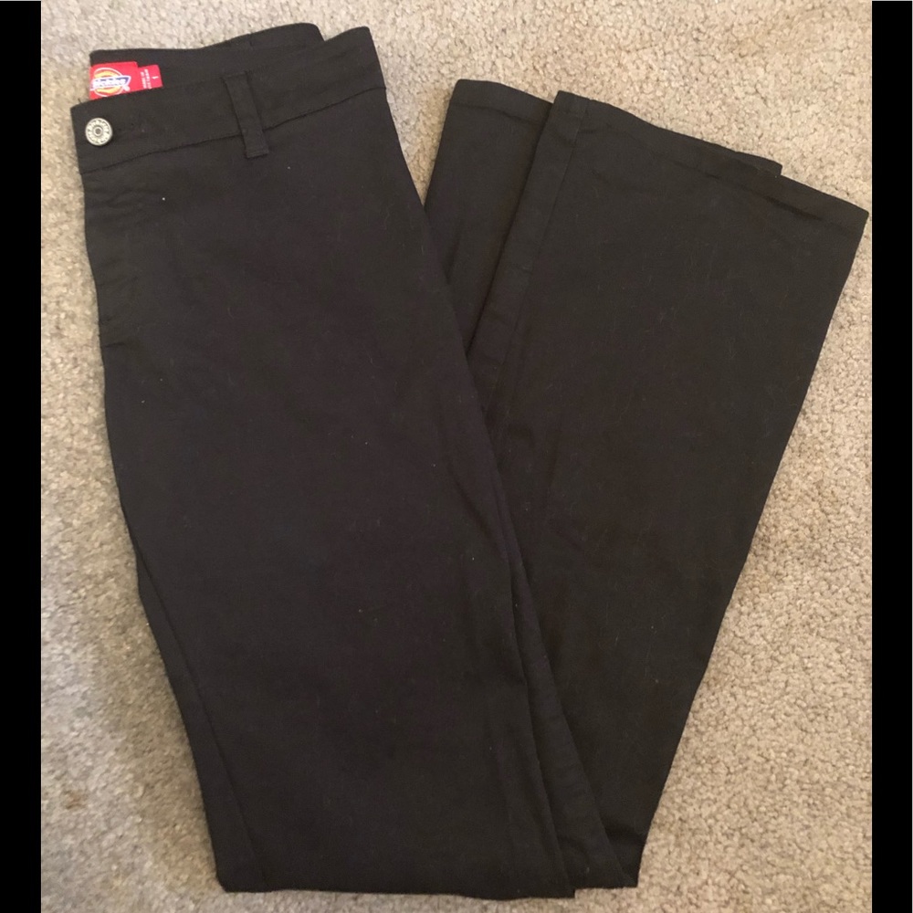 Black Boot Cut Dickies Work Pants